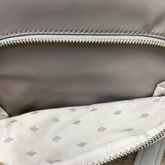 Kate Spade New York DAWN Medium Nylon Backpack in Soft Taupe - Picture 7 of 13
